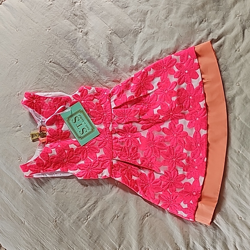 NWT Sail To Sable Floral Embroidered Dress